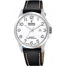 FESTINA Black Leather Strap F20025/1